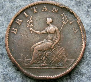 Great Britain George Iii 1806 Half 1/2 Penny,