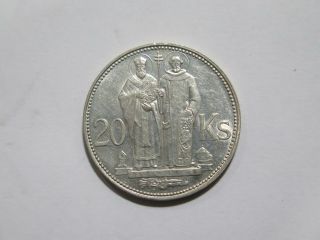 Slovakia 1941 20 Korun Commemorative Silver Type World Coin ✮cheap✮