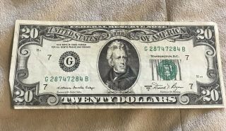 1981 series A 5 Twenty Dollar Bills $100 4