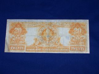 US Gold Certificate $20 Series of 1922 U52 2