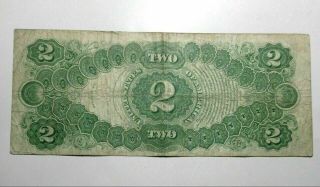 1917 USA $2 DOLLARS UNITED STATES NOTE TWO DOLLAR D/A BLOCK BANKNOTE 2