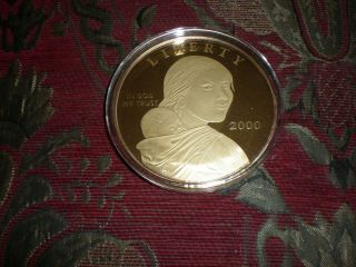 2000 Washington Sacagawea 4 Oz Silver.  999 Fine Silver