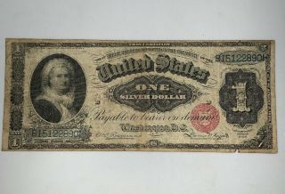 1886 $1 " Martha " Silver Certificate Fr.  216