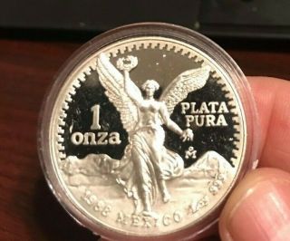 1988 Mo Mexico 1 Oz Silver Proof Libertad - Rare