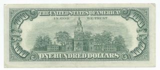 1963 A Federal Reserve Note $100 AU/UNC Slider San Francisco Hundred Dollar Bill 2