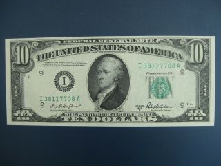 1950 B Usa/united States Of America $10 Banknote Crisp Aunc