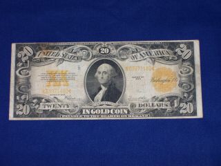 $20 Gold Certificate.  Series Of 1922 U57