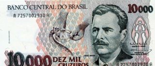 Brazil: 10,  000 Cruzeiros 1990 - 93