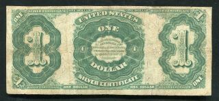 FR.  223 1891 $1 ONE DOLLAR “MARTHA” SILVER CERTIFICATE CURRENCY NOTE (B) 2