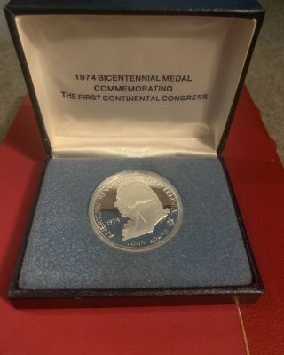 1974 Bicentennial Medal Commemorating The First Continental Congress Coin
