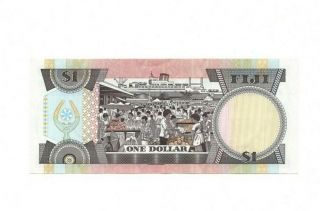 BANK OF FIJI 1 DOLLAR 1987 VF 2