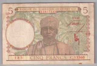 561 - 0075 French West Africa L 