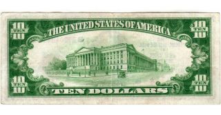 Fr.  1860 - B $10 1929 York STAR Federal Reserve bank Note Very Fine 2