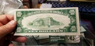 Fr.  1860 - B $10 1929 York STAR Federal Reserve bank Note Very Fine 4