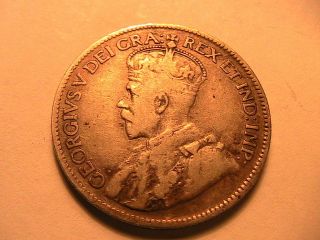 1918,  1929 CANADA 25 Cents VG - F Orig Tone Twenty Five Cent Silver Quarter Coins 4