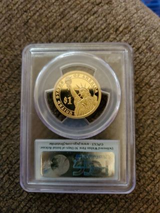2013 - S William H.  Taft 27th President Gold $1 Coin PCGS PR69DCAM First Strike 2