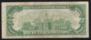 1934 $100 YORK Federal Reserve Note Fr 2052 - B B00429159A 3