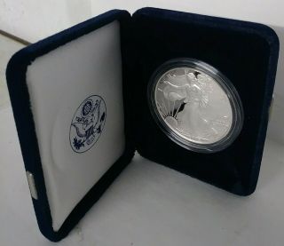 (8) 2005 W Proof American Silver Eagle With & Ogp