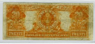 Series 1922 $20 Large Size Gold Certificate U.  S Note 2