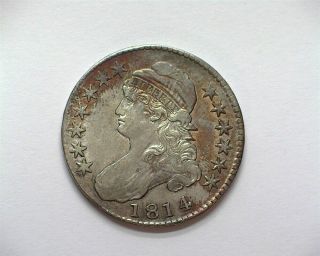 1814 Capped Bust Silver 50 Cents Nearly Uncirculated