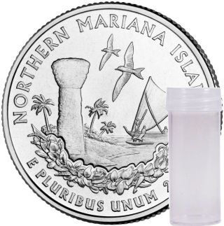 2009 P&d Northern Mariana Islands Quarter Bu 20p/20d Us Roll (40 Coins Total)