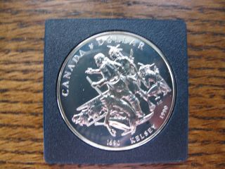 1990 S$1 H.  Kelsey Dc Canada Dollar,  Proof Like