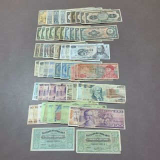 World Currency 60 Mexico Bank Notes 20 Different Types Revolution On Up