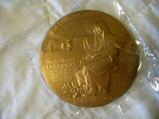 Estate Vintage U.  S.  3 in.  Bronze Medal - Franklin D.  Roosevelt 131 2