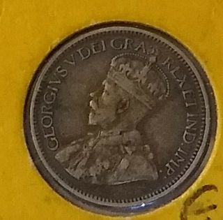 1919 Canadian Dime 10 Cents World Silver Coin 0.  925 Silver