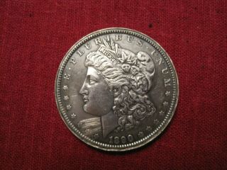 1890 Morgan Silver Dollar in 1955 Publix Markets 25th Anniversary Casing 4