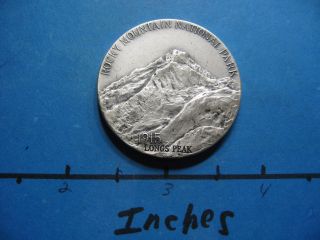 Rocky Mountain National Park Sheep 100th Anniv 1972 Medallic 999 Silver Coin 3