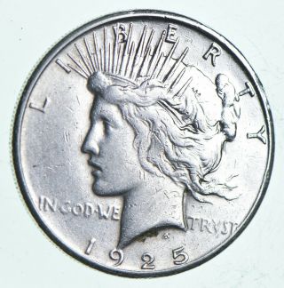 Better - 1925 - S - Peace Silver Dollar - 90 Us Coin 132