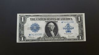 1923 $1 Larges Size Silver Certificate Star Note