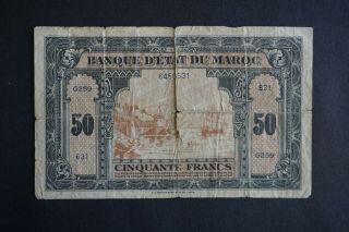 Morocco 50 Francs 1944 Pick 26