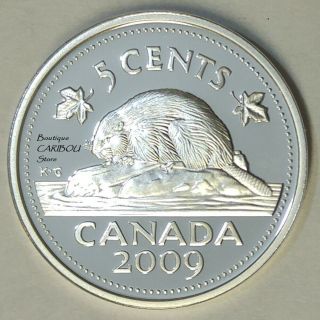 2009 Canada Silver Proof 5 Cents