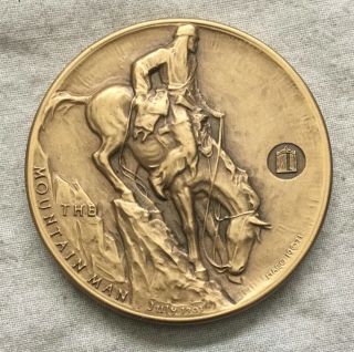 Maco.  Frederic Remington " The Mountain Man " Medal,  1971