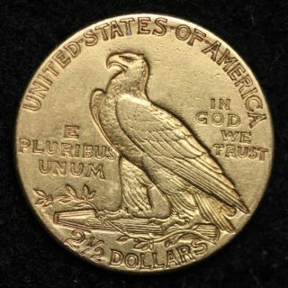 1914 - D Gold $2 1/2 Indian Head Quarter Eagle CHOICE AU E02 2