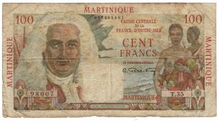 1947 Martinique Caisse Centrale De La France D 