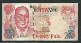 Botswana 2006 20 Pula P 27b Circulated