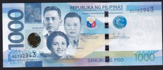 " 2019 " Philippines 1000 Pesos Ngc Signature " Diokno " Uncirculated