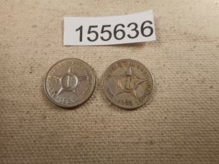 1920,  1938 Latin America 1 Star Centavos Collector Grade Album Coins - 155636 2