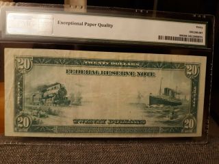 1914 $20 FRN CHICAGO - - WWI ERA BANK NOTE PMG 30 EPQ 2