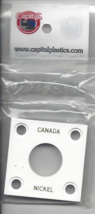 Canada Nickel White Capital 2x2 Coin Holder