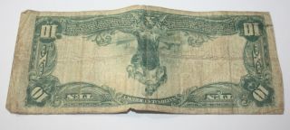 Series 1902 $10 National Currency Large Note Charlottesville Charter 2594 1921 8