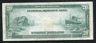 FR.  991a 1914 $20 TWENTY DOLLARS FRN FEDERAL RESERVE NOTE CHICAGO,  IL VERY FINE, 2