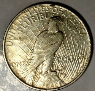 1922 - D $1 Liberty Peace Silver Dollar 18otct1703 90 Silver $1.  00 2