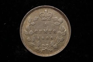 1900 Canada.  5 Cents.  Oval. 2
