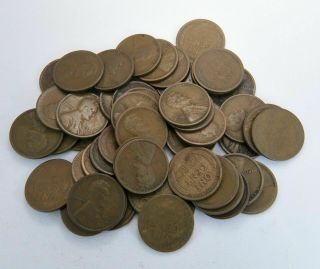 1919 - S (3) Rolls Lincoln Wheat Penny One Cent Us Coins - San Francisco