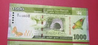 Sri Lanka Ceylon 1000 Rupees 2015 Replacement Note 1 (z) - Unc