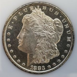 1883 Cc Morgan Dollar Silver Coin Pl/dmpl Mirrors Carson City Key Silver D